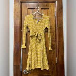 Yellow Striped Dress